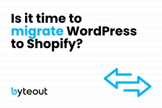 Cover image for a blog: Is it time to migrate WordPress to Shopify.