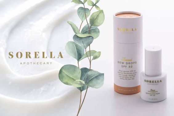 Cover image for a blog post about how Sorella Apothecary succeeded in online shopping world. Their product is on a creamy background followed by their logo.