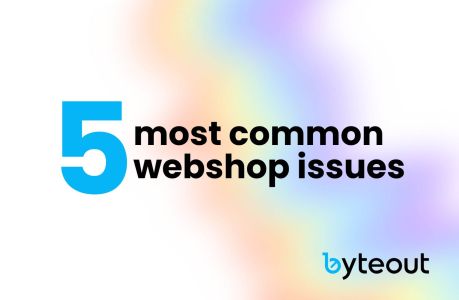 Cover image for a blog: 5 most common webshop issues.